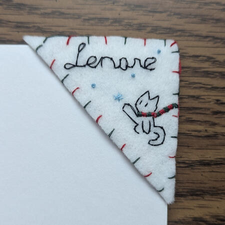 Lenore custom bookmark gift