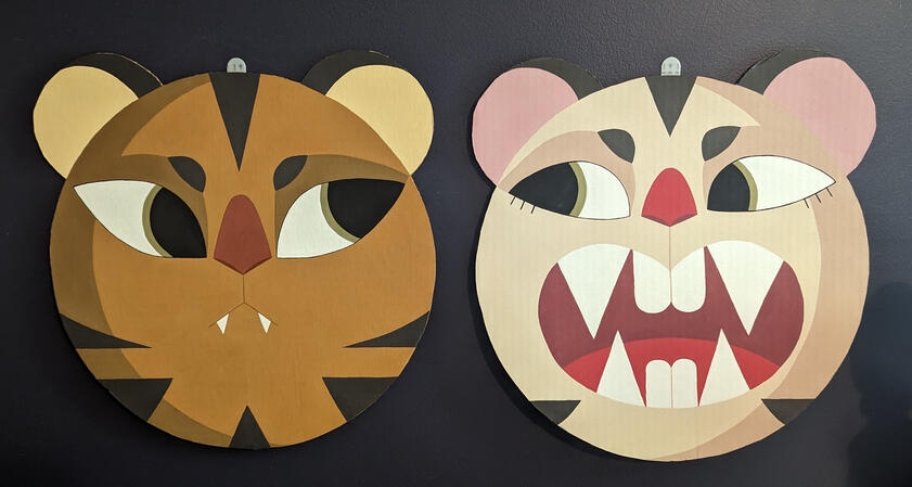 Tigers wall art