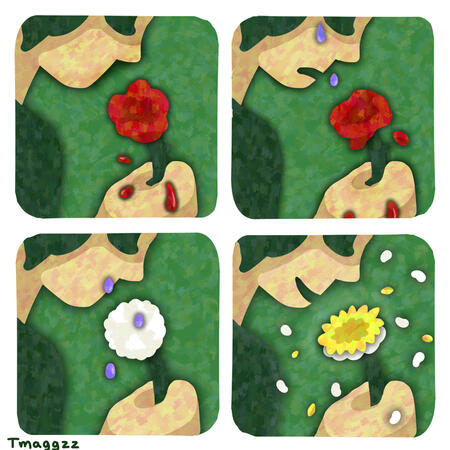 Flower comic