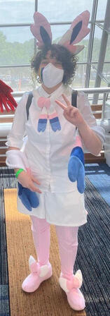 Sylveon cosplay for Tidewater ComicCon